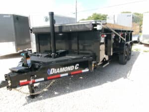 2023 Diamond C  LPT207  82″x 16′  14.9k Tandem Axle Dump Trailer Stock #276193