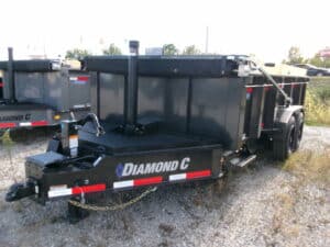 2024 Diamond C  LPT208  81″x 14′  18k Tandem Axle Dump Trailer Stock # 279392