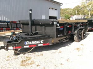 2024 Diamond C  LPT208  81″x 16′   18k Tandem Axle Dump Trailer Stock #279250