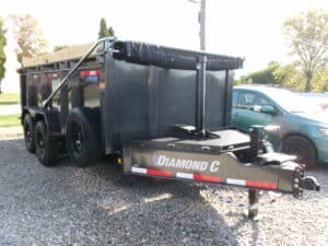 2024 Diamond C LPT 207   82″x 14′  14.9k Tandem Axle Dump Trailer Stock #279393